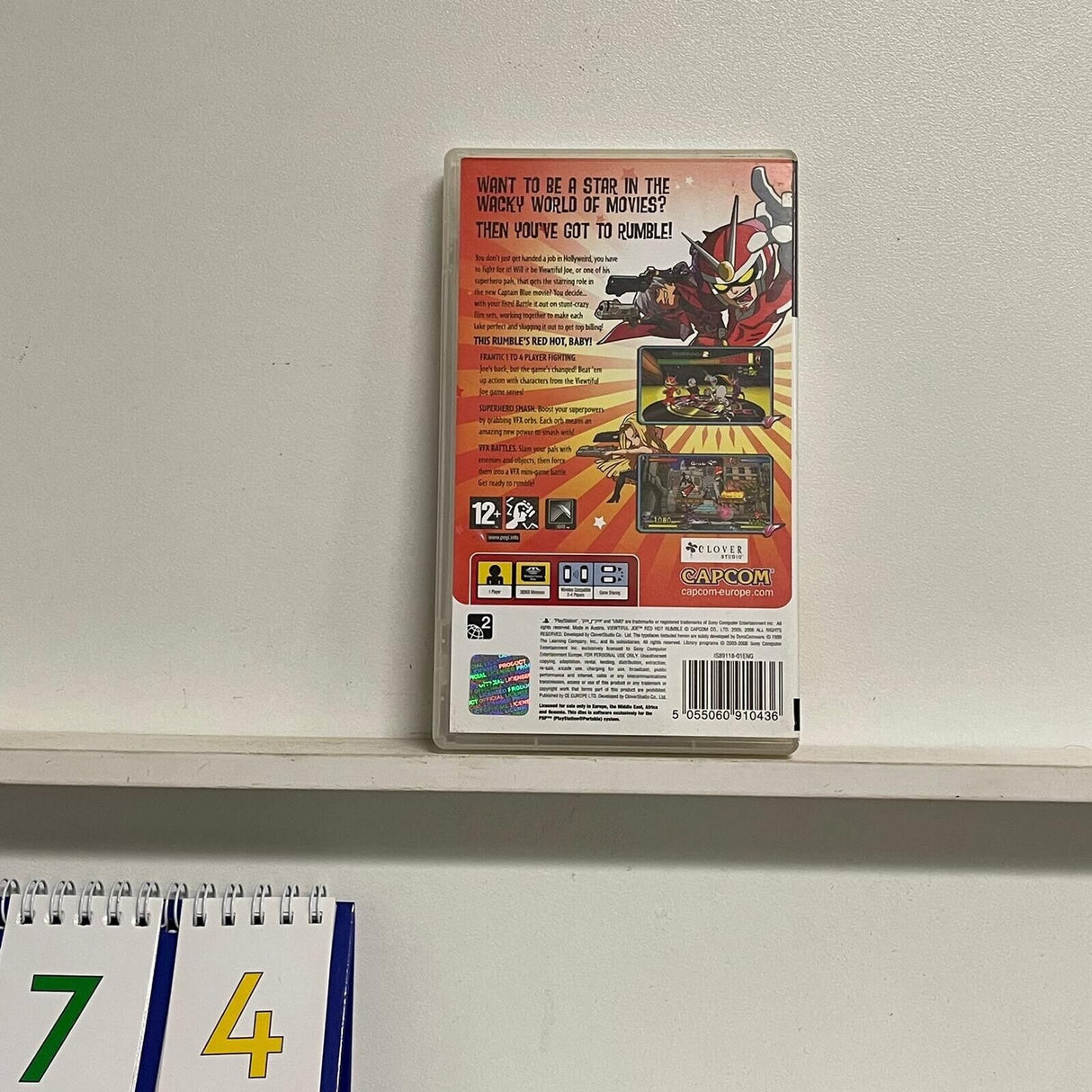 Viewtiful Joe Red Hot Rumble PSP PlayStation Portable Game