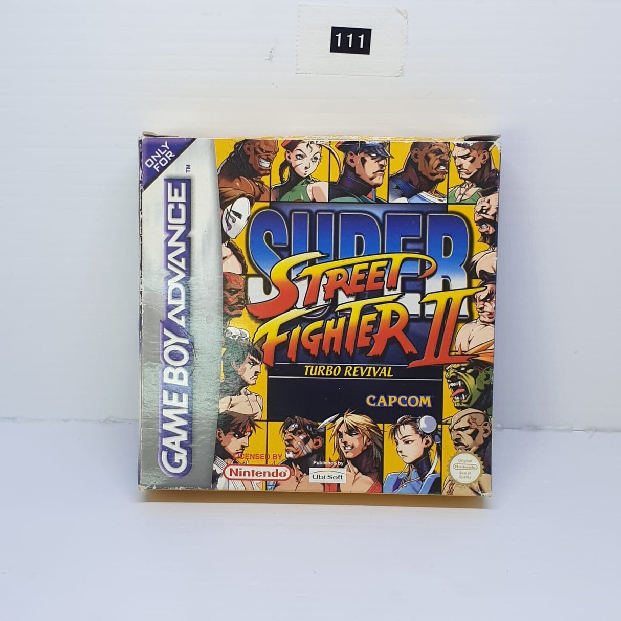Super Street Fighter 2 turbo revival Gameboy Advance game Boxed Complete