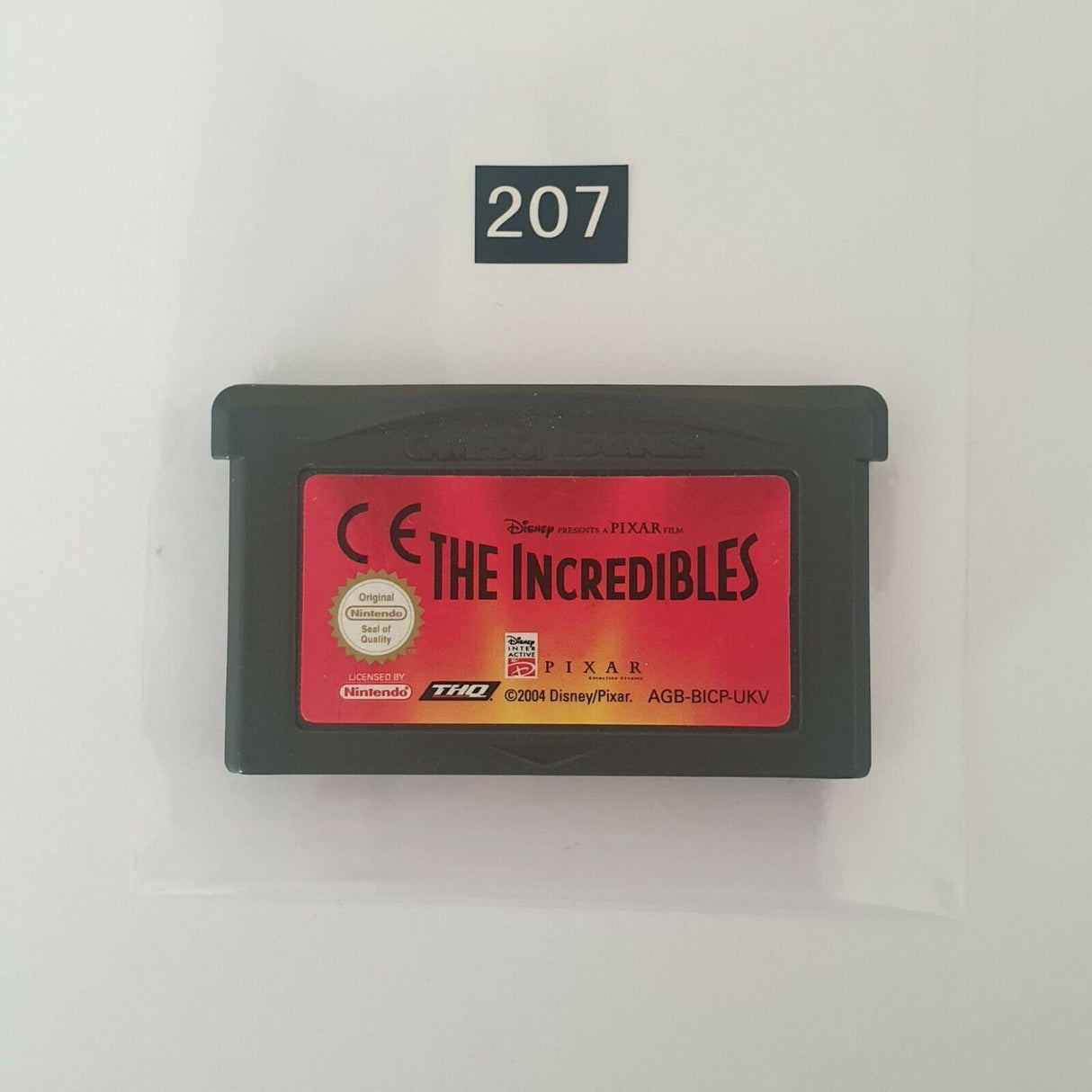 The Incredibles Nintendo Gameboy Advance GBA game