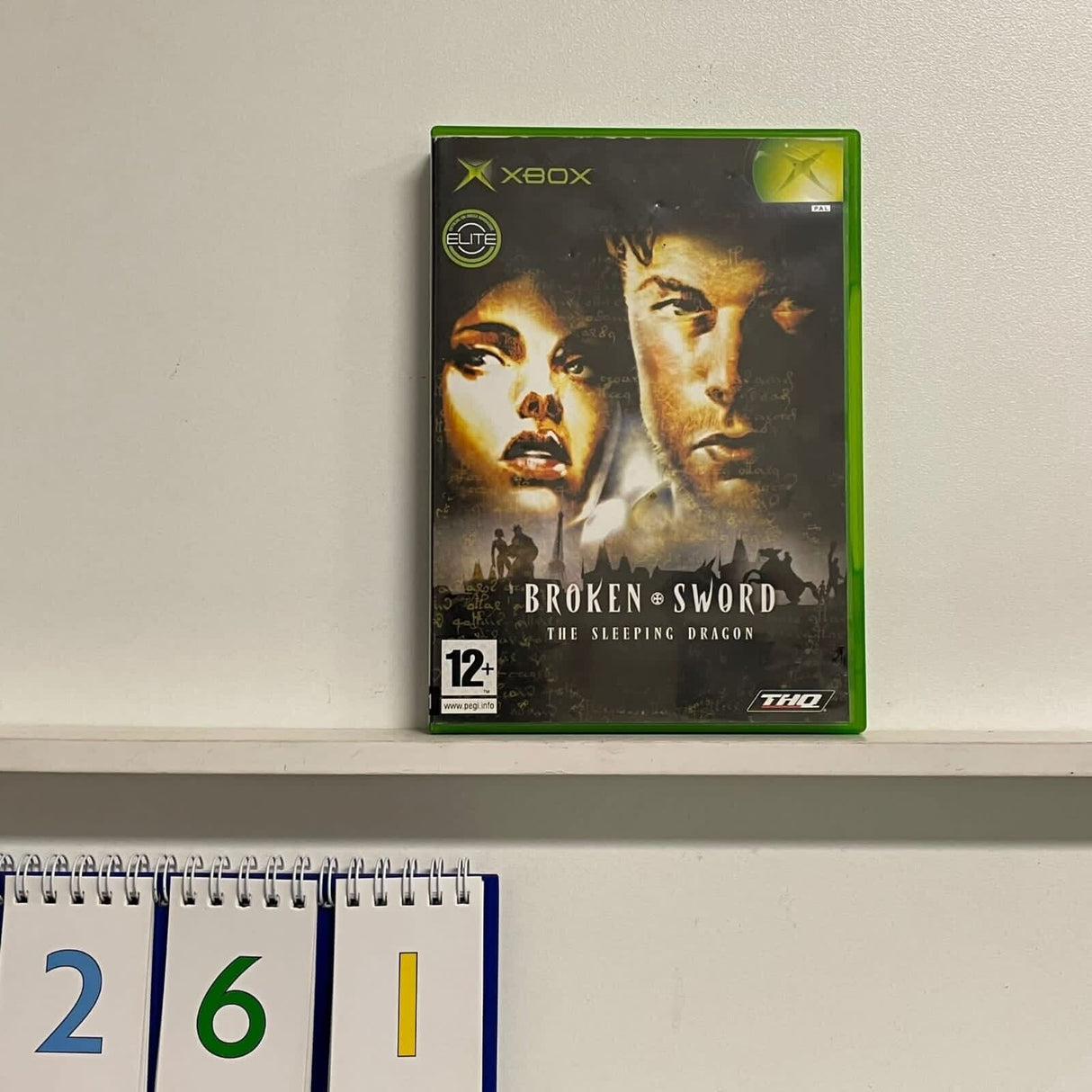 Broken Sword The Sleeping Dragon Xbox original game + manual PAL