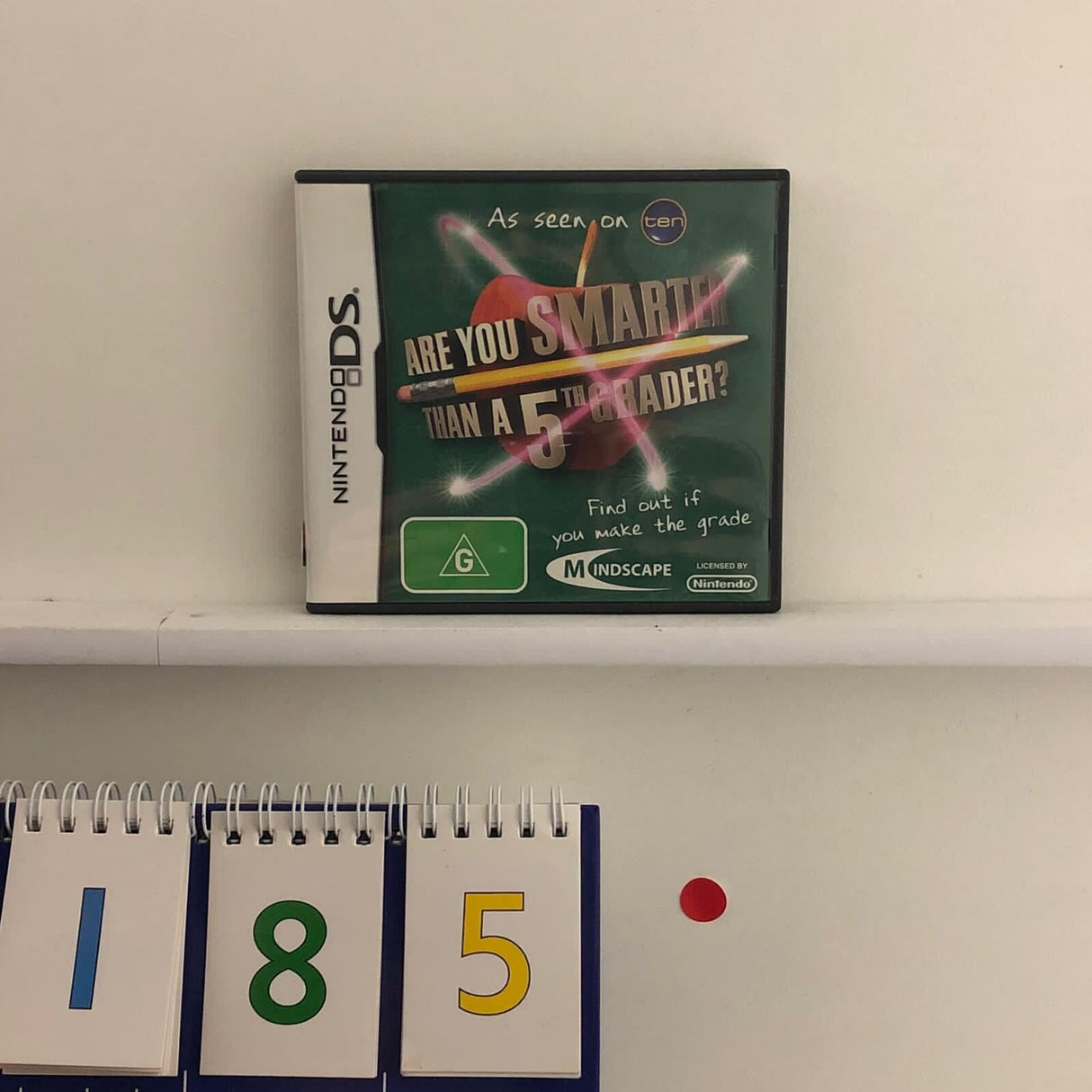 Are you Smarter Than A 5th Grader Nintendo DS Game + Manual