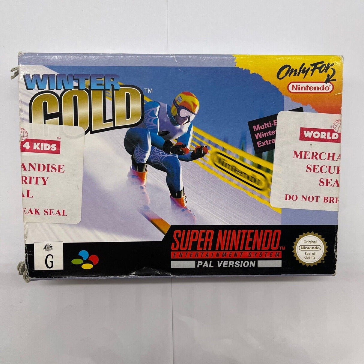 Winter Gold Nintendo SNES Game Boxed PAL