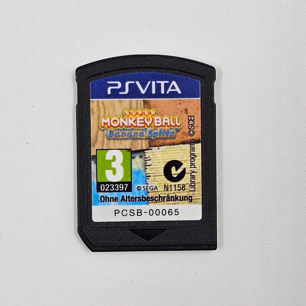 Super Monkey Ball Banana Splitz PS Vita Playstation Game Cartridge Only 25F4