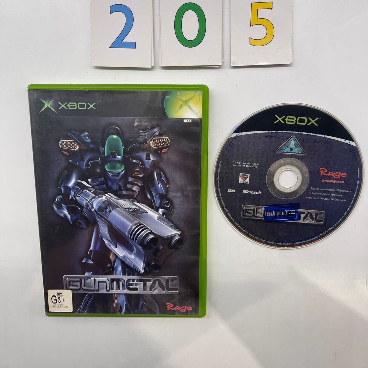 Gun Metal Xbox Original Game PAL