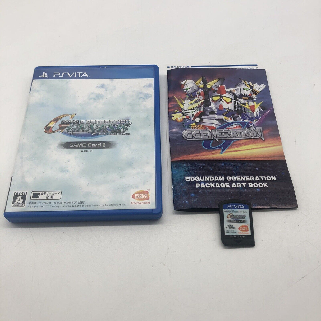 SD Gundam G Generation Genesis Game PS Vita + Manual Japanese