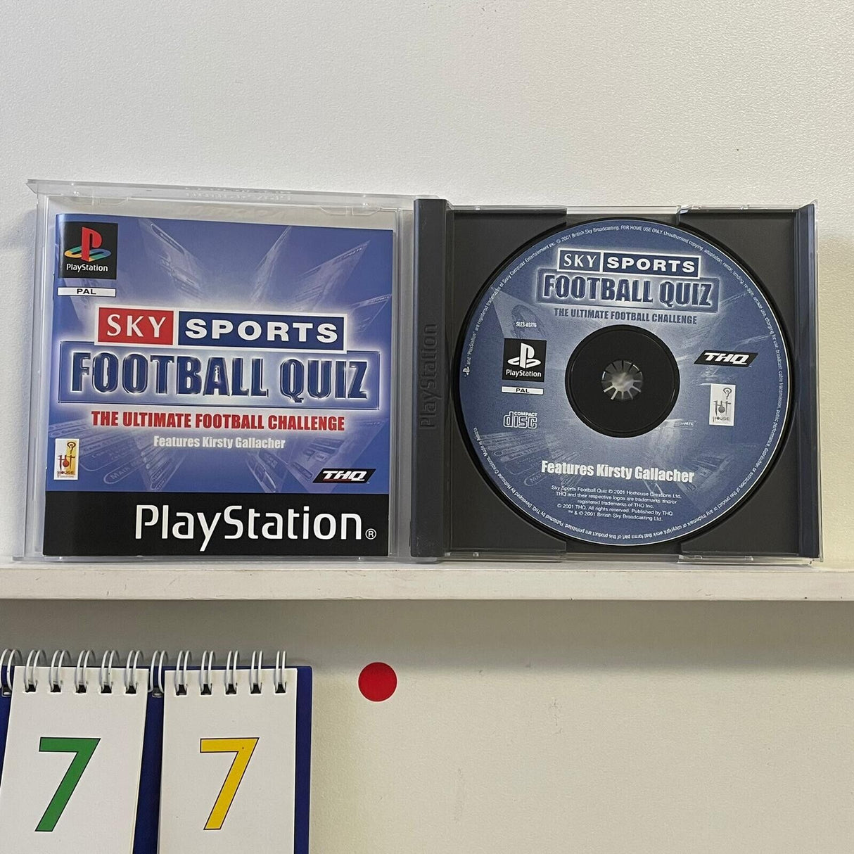 Sky Sports Football Quiz PS1 Playstation 1 Game + Manual PAL