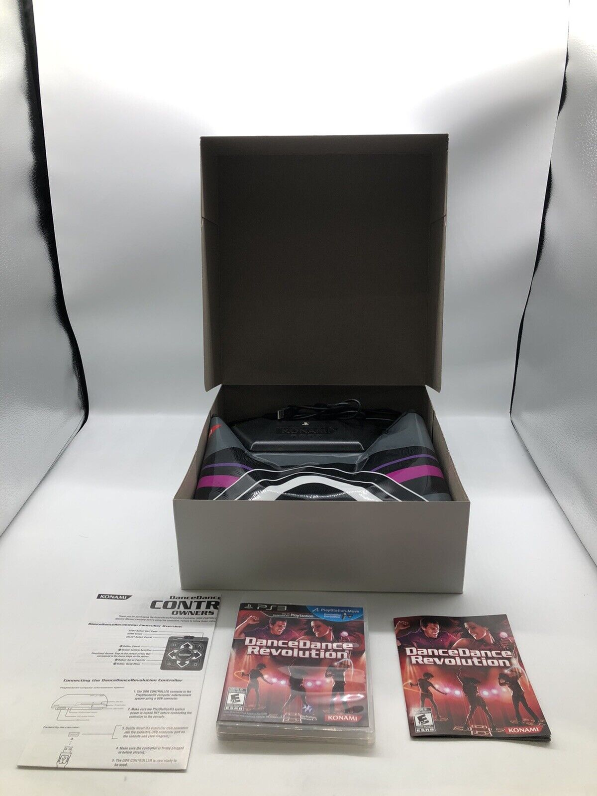 Dance Dance Revolution PS3 Game and Controller