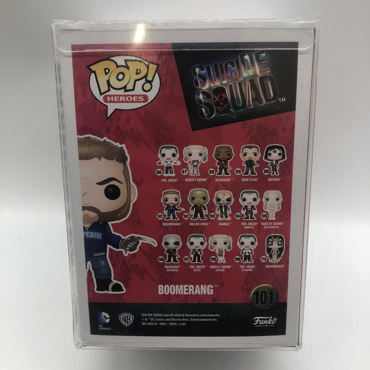Suicide Squad Boomerang with Protective Case Funko Pop Vinyl Figure
