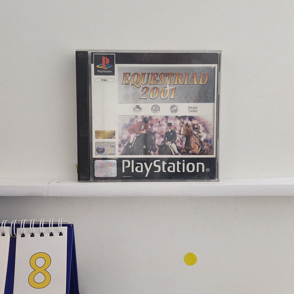 Equestriad 2001 PS1 Playstation 1 Game + Manual PAL y8