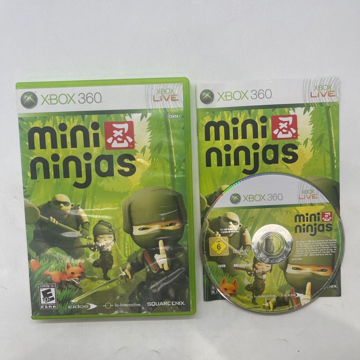 Mini Ninjas Xbox 360 Game + Manual PAL