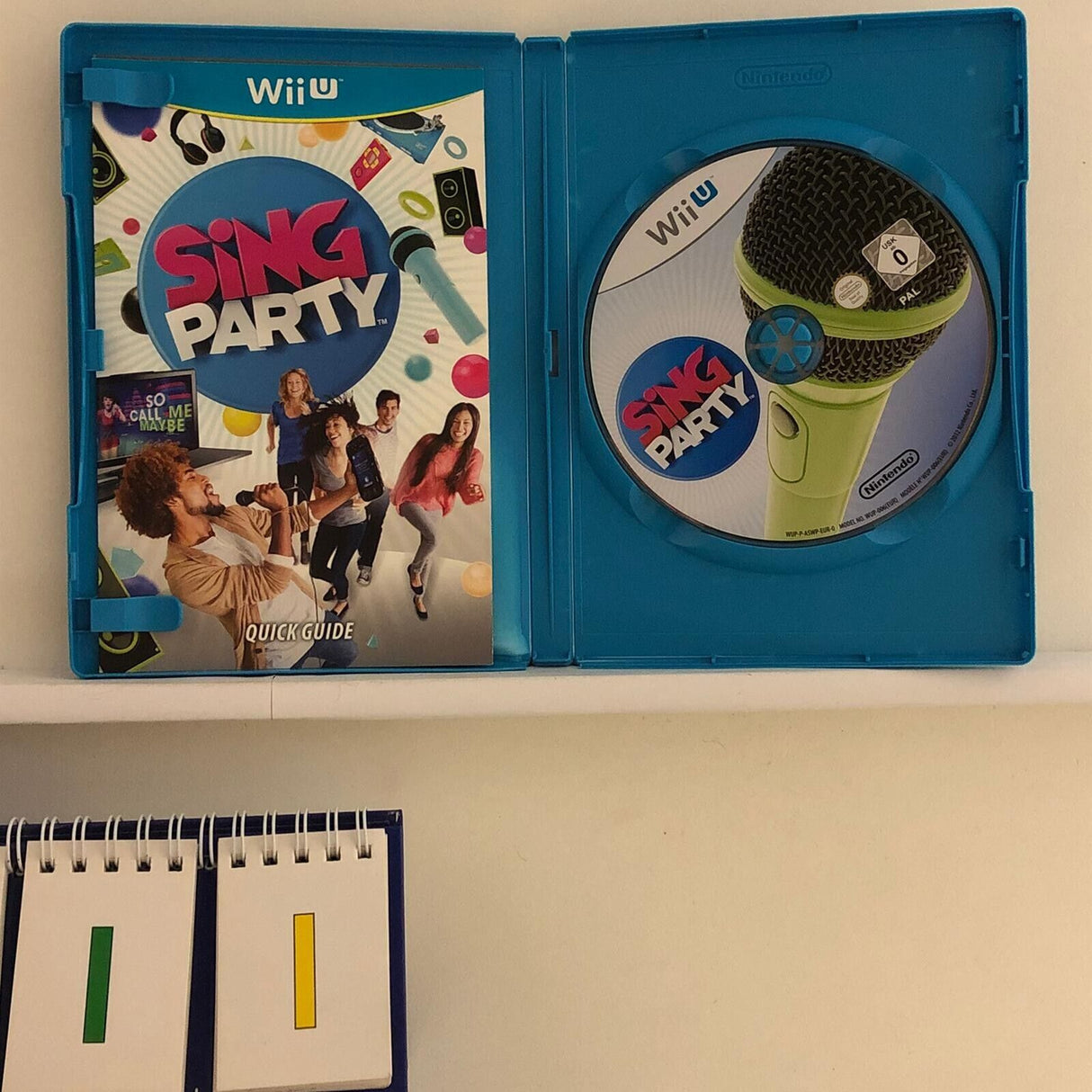 Sing Party Nintendo Wii U Game + Manual PAL