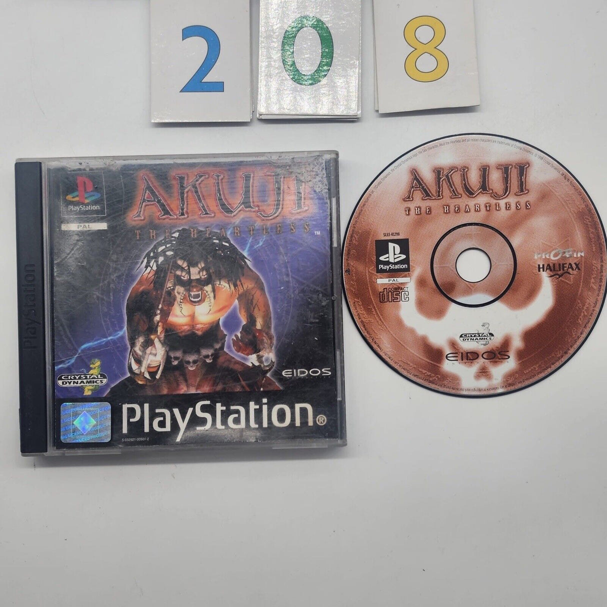 Akuji The Heartless PS1 Playstation 1 Game PAL