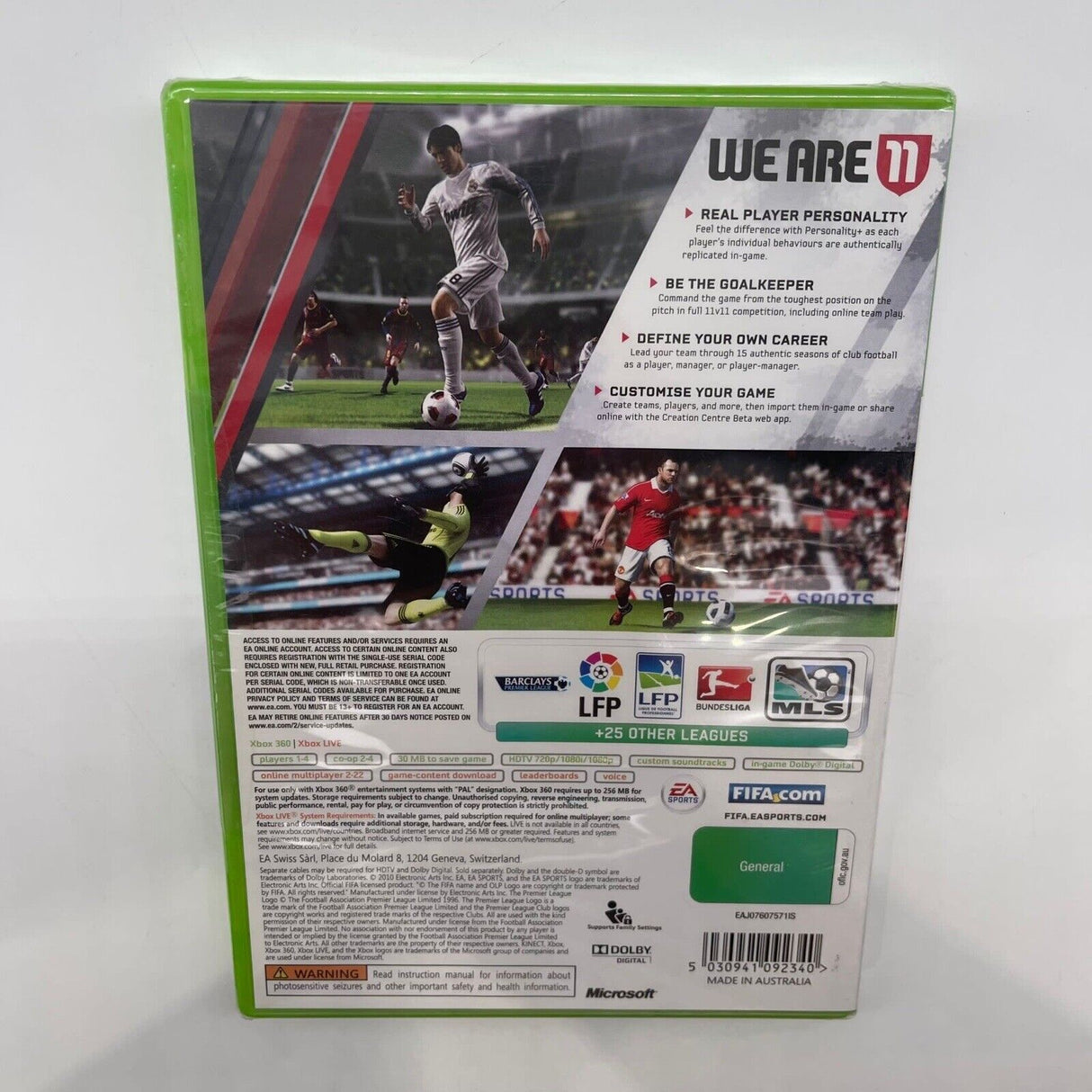 FIFA 11 Xbox 360 Game Brand New SEALED