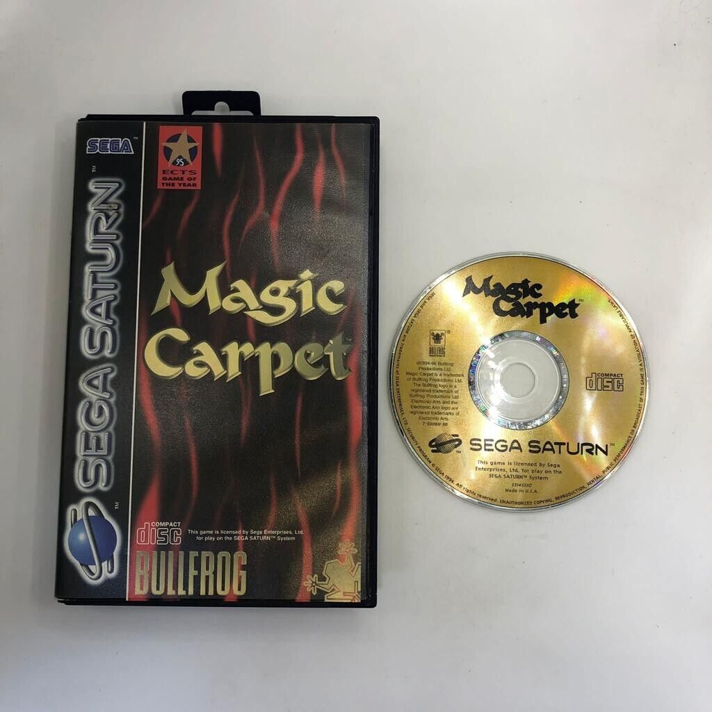 Magic Carpet Sega Saturn Game PAL