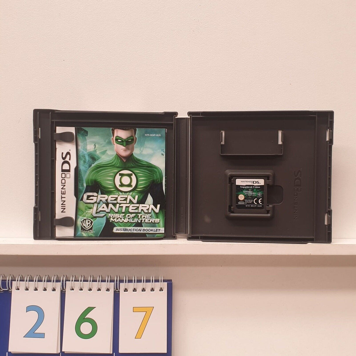 Green Lantern Nintendo DS game + manual