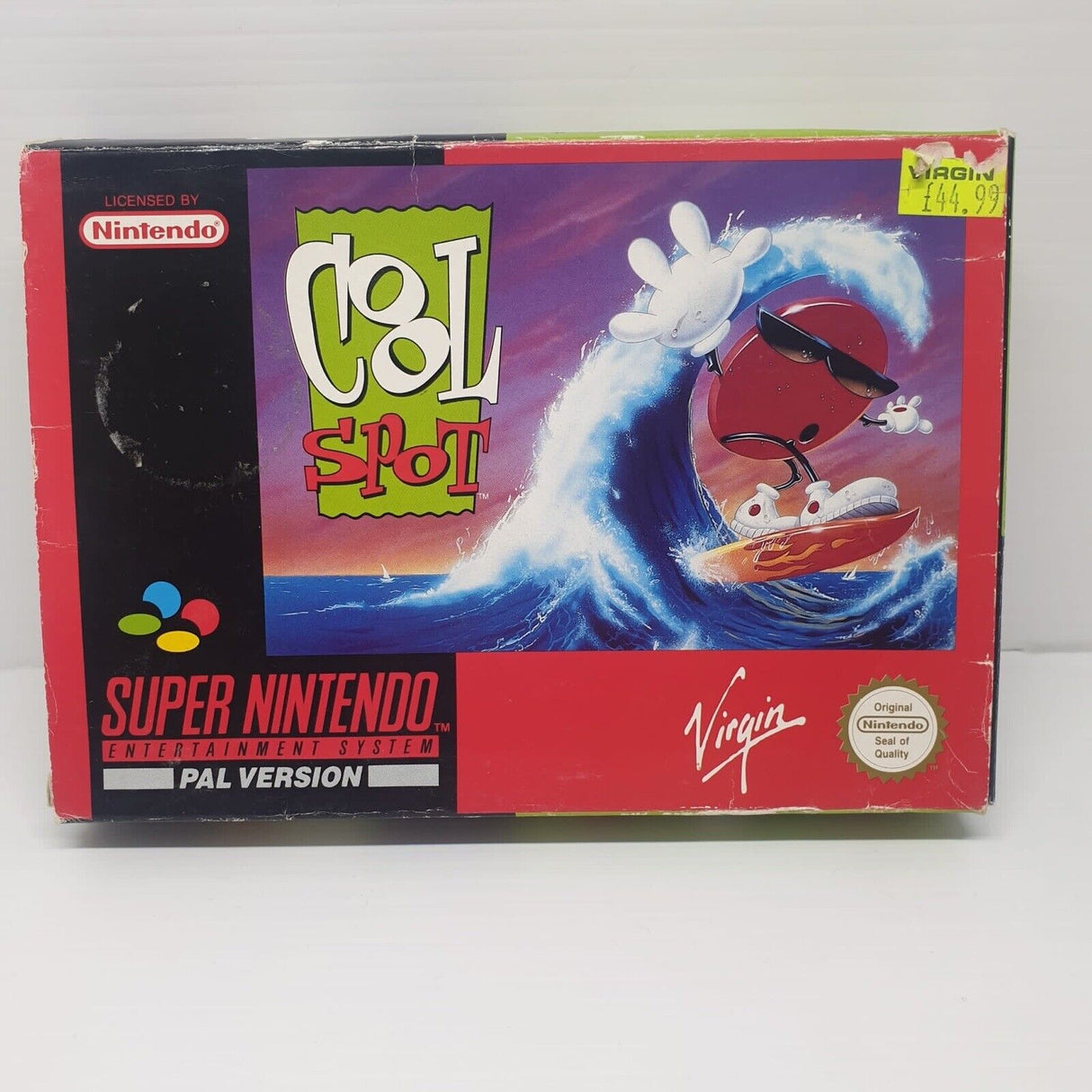 Cool Spot Super Nintendo SNES Game Boxed PAL