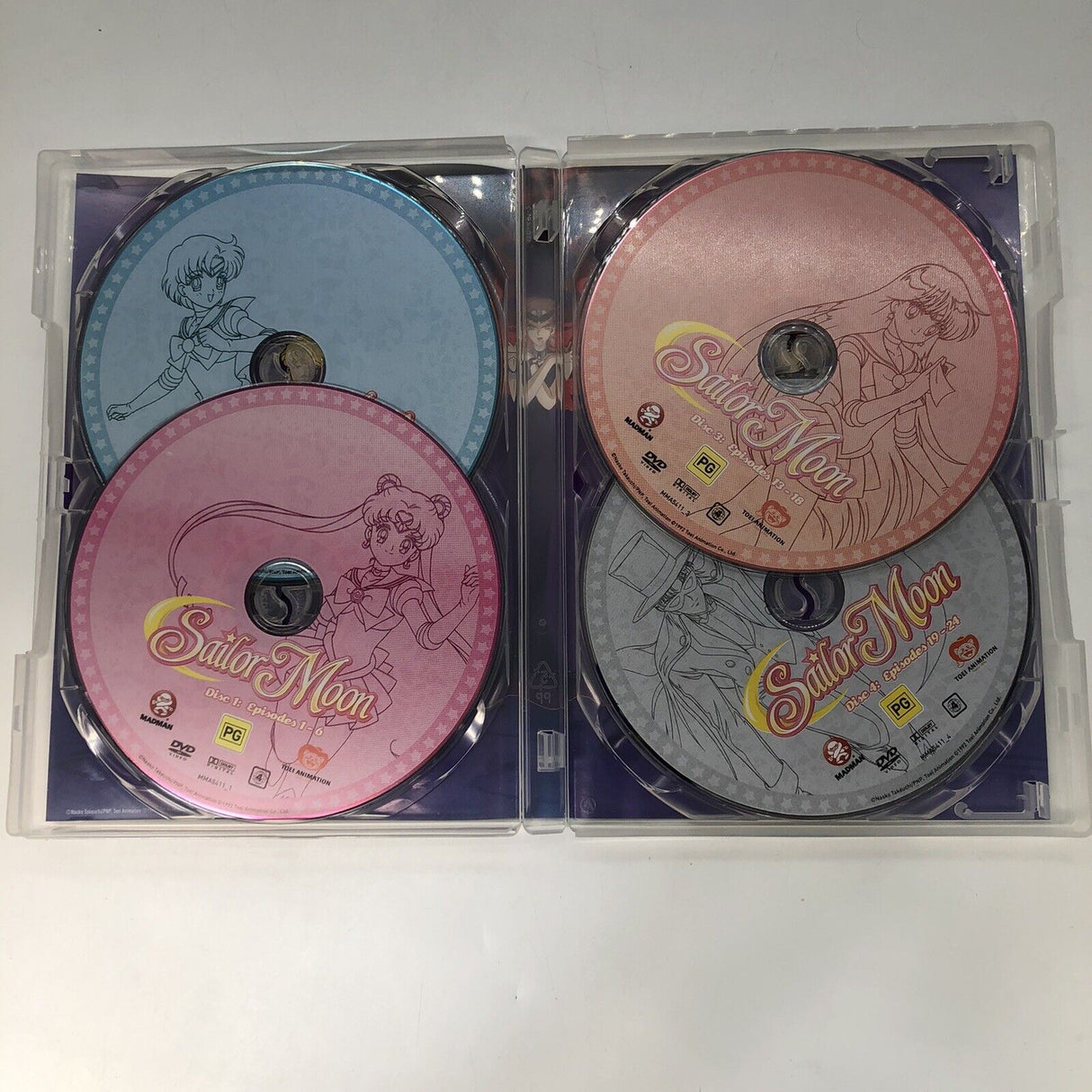 Sailor Moon Season 1 Part 1 and 2 Special Limited Edition DVD Box Set