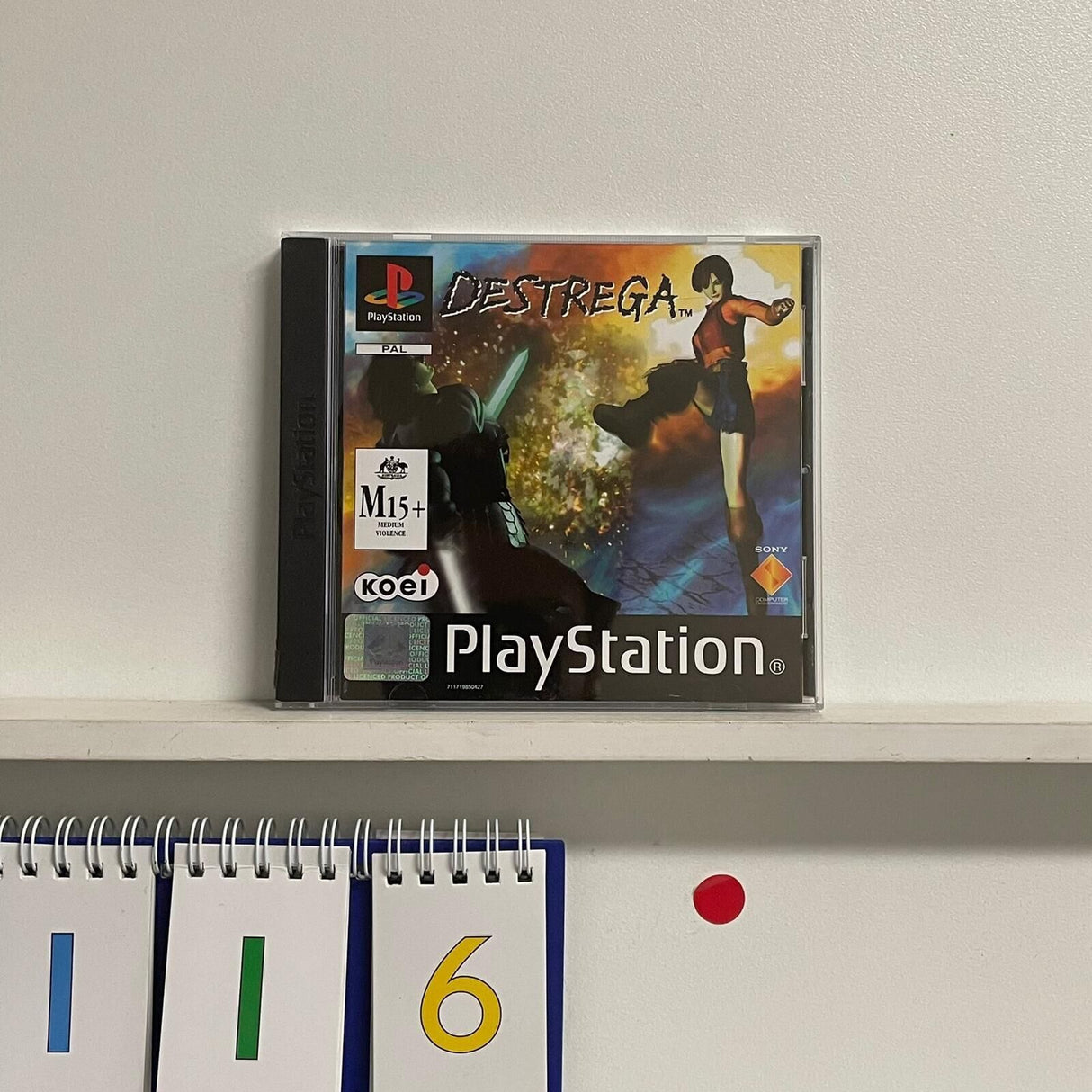 Destrega PS1 Playstation 1 Game + Manual PAL