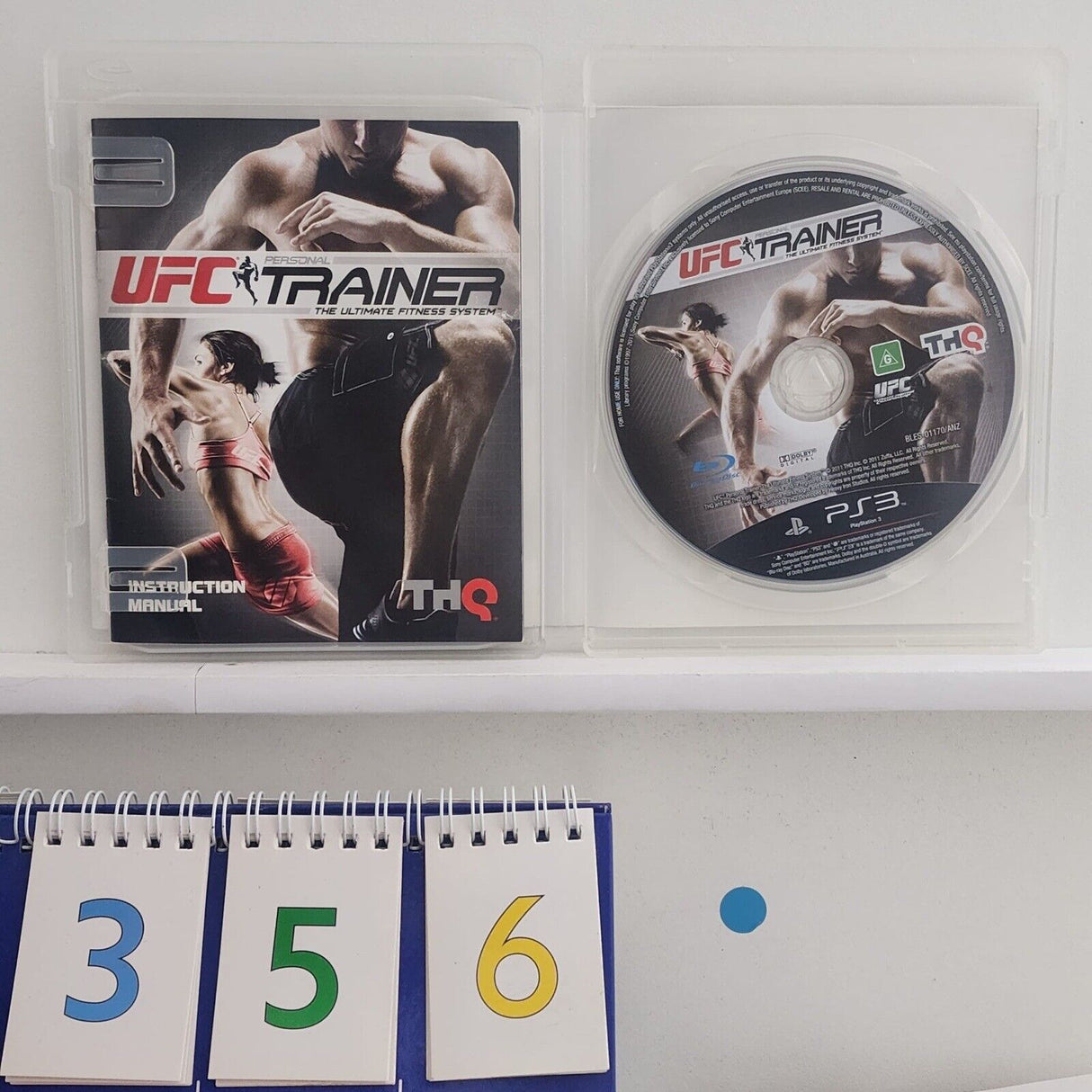 UFC Personal Trainer PS3 Playstation 3 Game + Manual