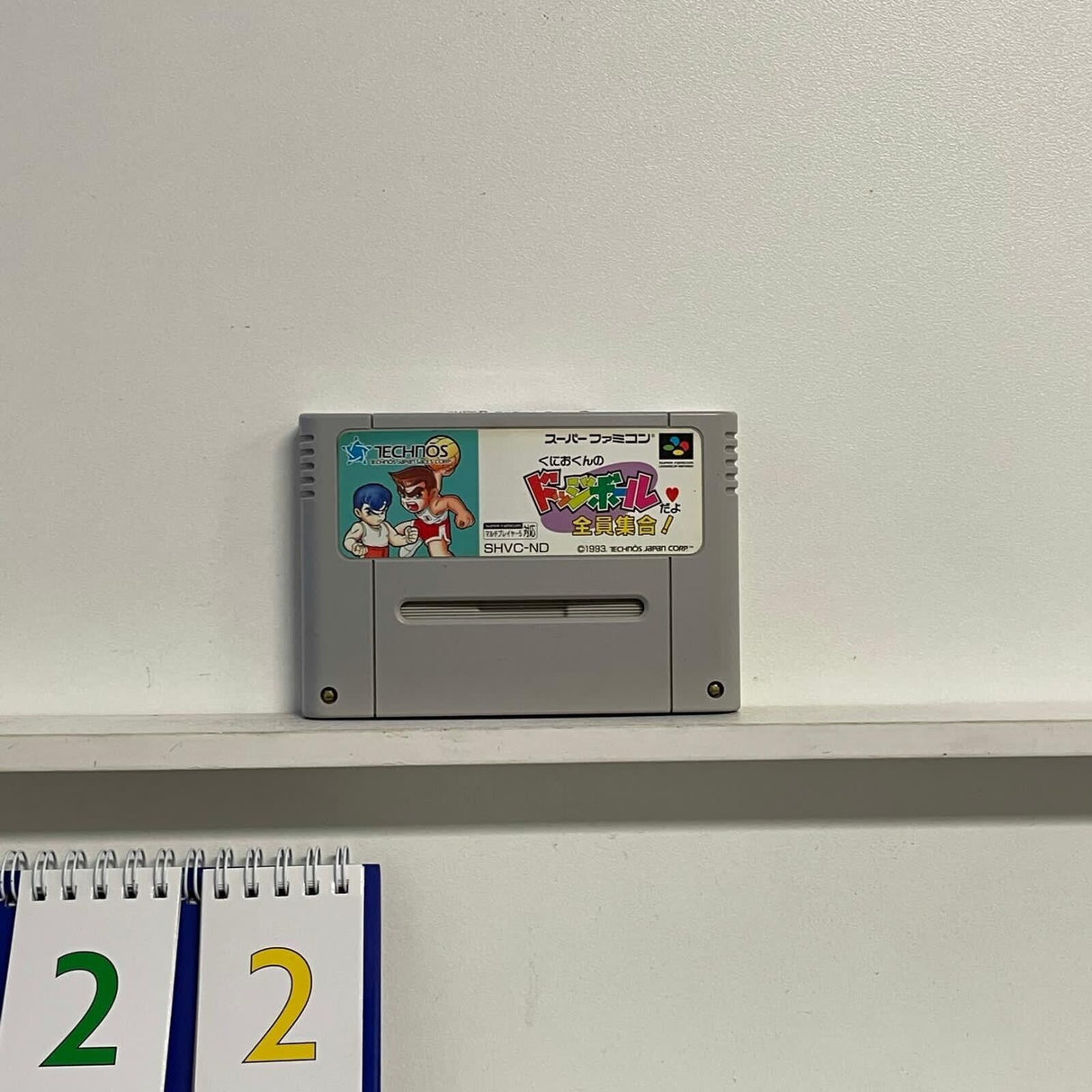 Kunio-kun no Dodge Ball Nintendo Super Famicom SNES Game Cartridge NTSC-J