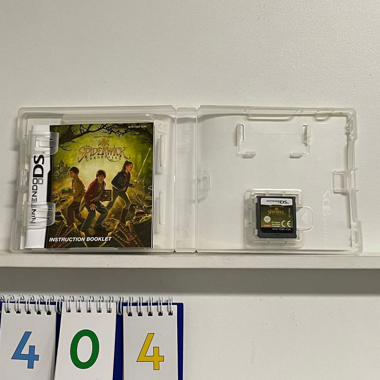 The Spiderwick Chronicles Nintendo DS game + manual