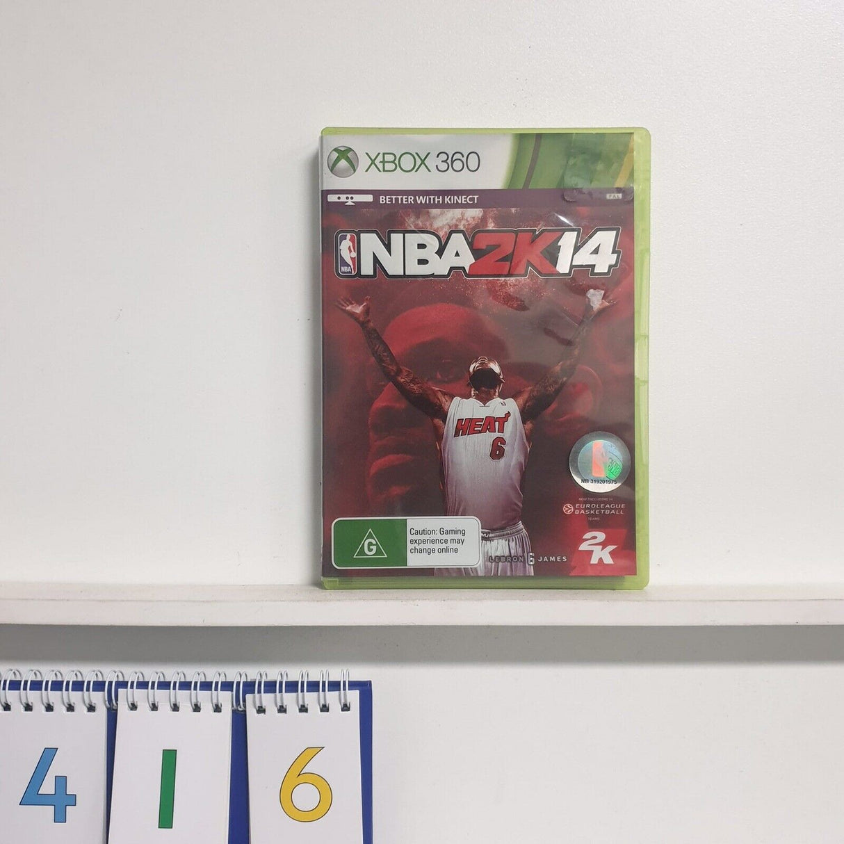 NBA 2k14 2014 Xbox 360 game + manual PAL