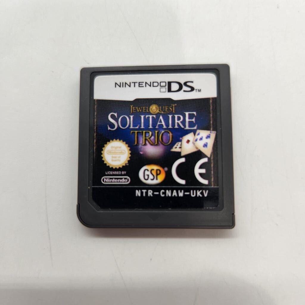 Jewel Quest Solitaire Trio III Nintendo DS Game Cartridge