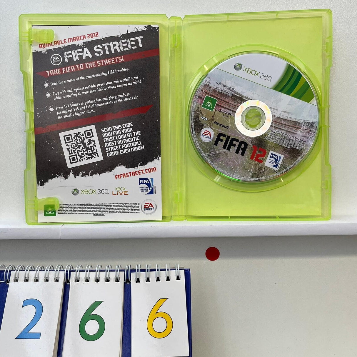 FIFA 12 2012 Xbox 360 game + Manual PAL