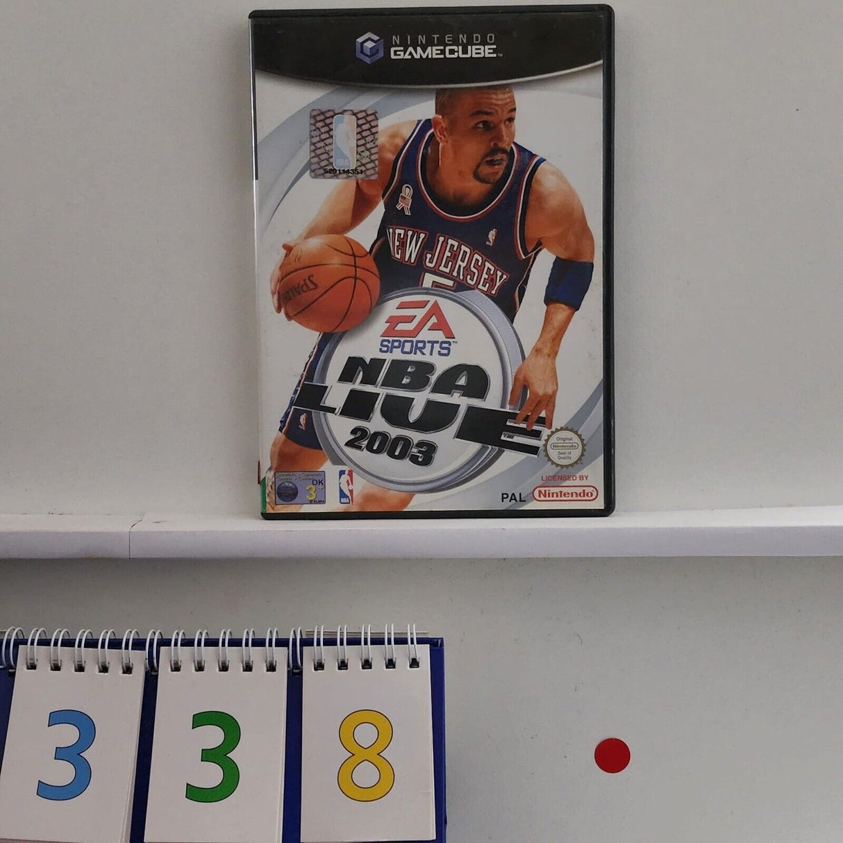 NBA Live 2003 Nintendo Gamecube Game + Manual PAL