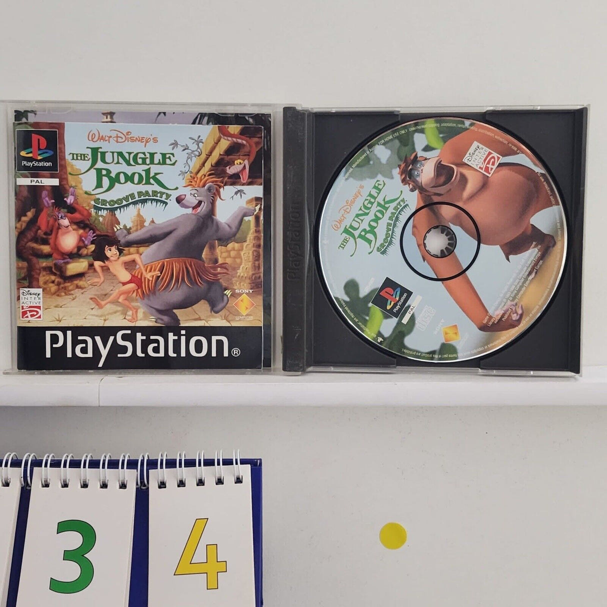 The Jungle Rook Groove Party PS1 Playstation 1 Game + Manual PAL y34