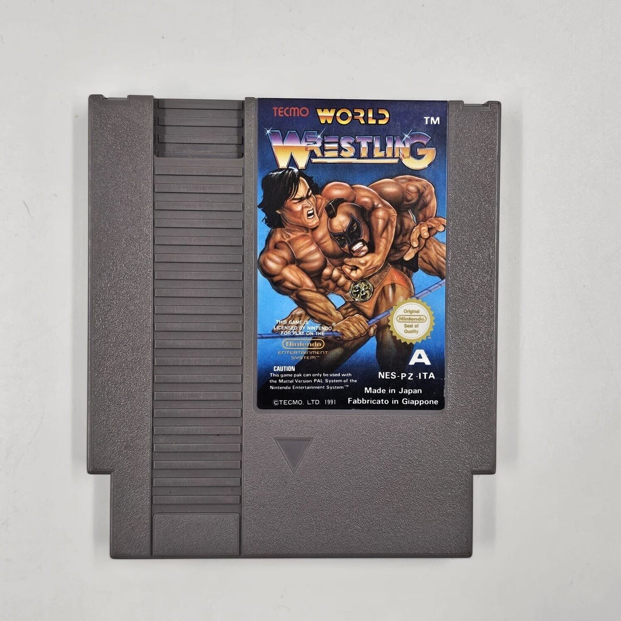World Wrestling Nintendo Entertainment System NES Game PAL