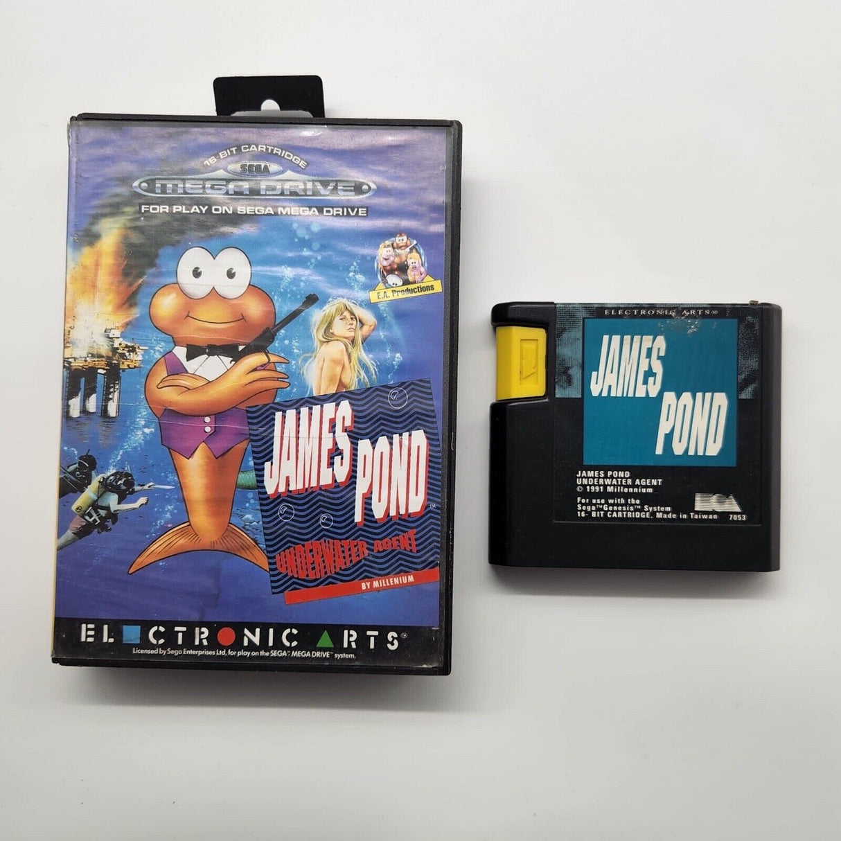 James Pond Underwater Agent Sega Mega Drive Game