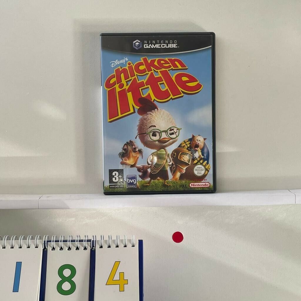 Chicken Little Nintendo Gamecube Game + Manual PAL