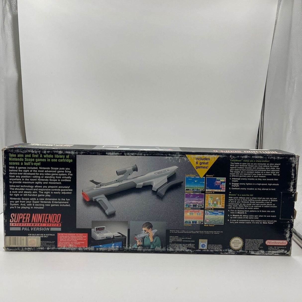 Super NES Nintendo Scope Boxed 6