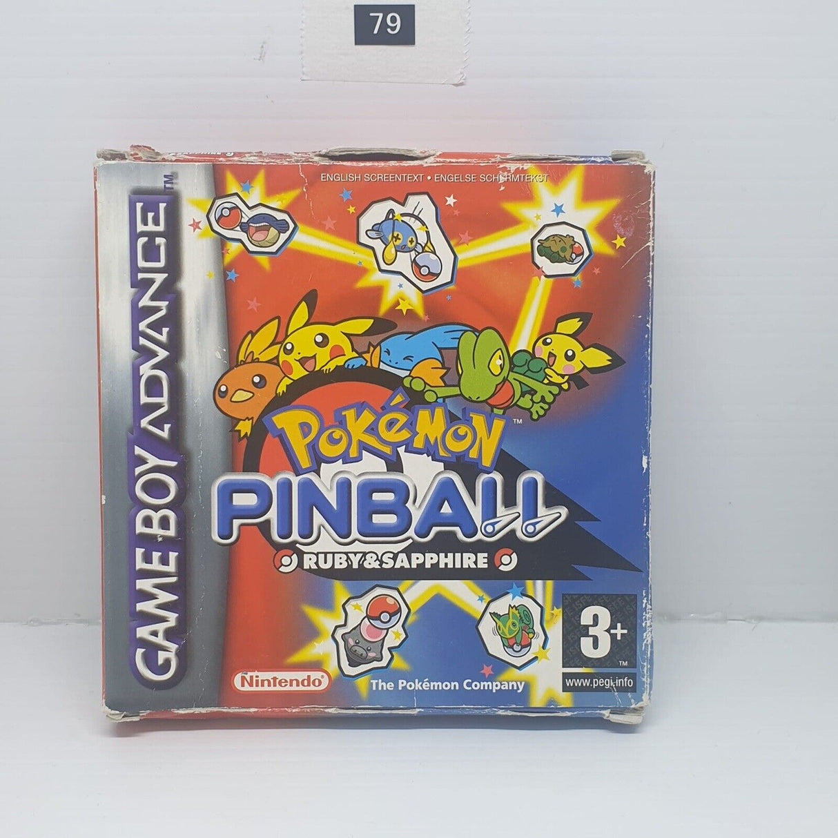 Pokemon Pinball Nintendo Gameboy Advance GBA game Boxed Complete