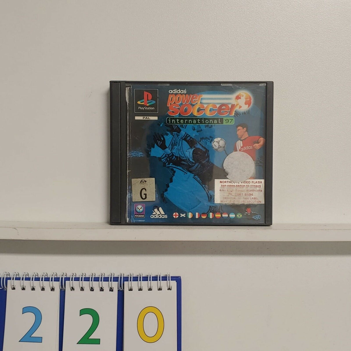 Adidas Power Soccer International 97 PS1 PlayStation 1 Game + Manual PAL