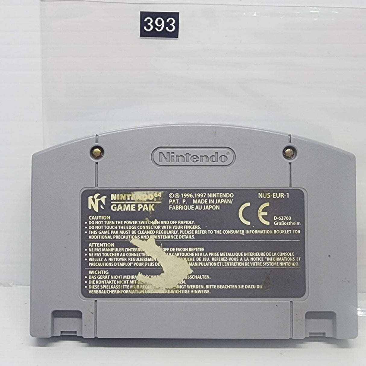 Extreme G Nintendo 64 N64 Game Cartridge PAL
