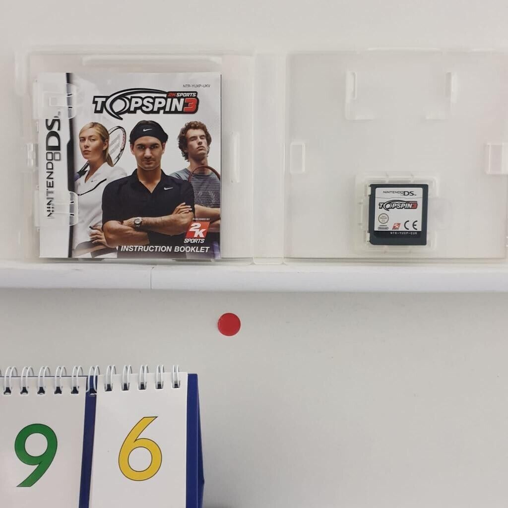 Top Spin 3 III Nintendo DS Game + Manual