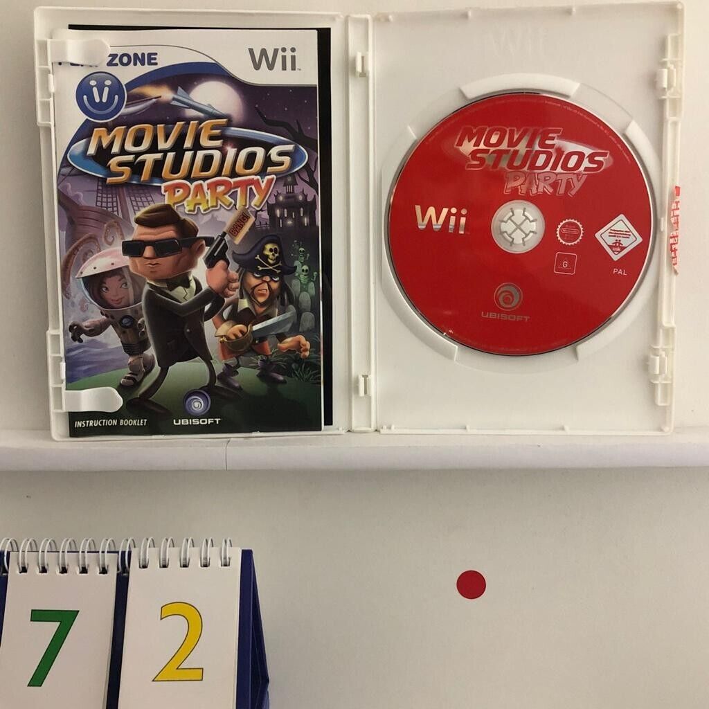 Movie Studios Party Nintendo Wii Game + Manual PAL