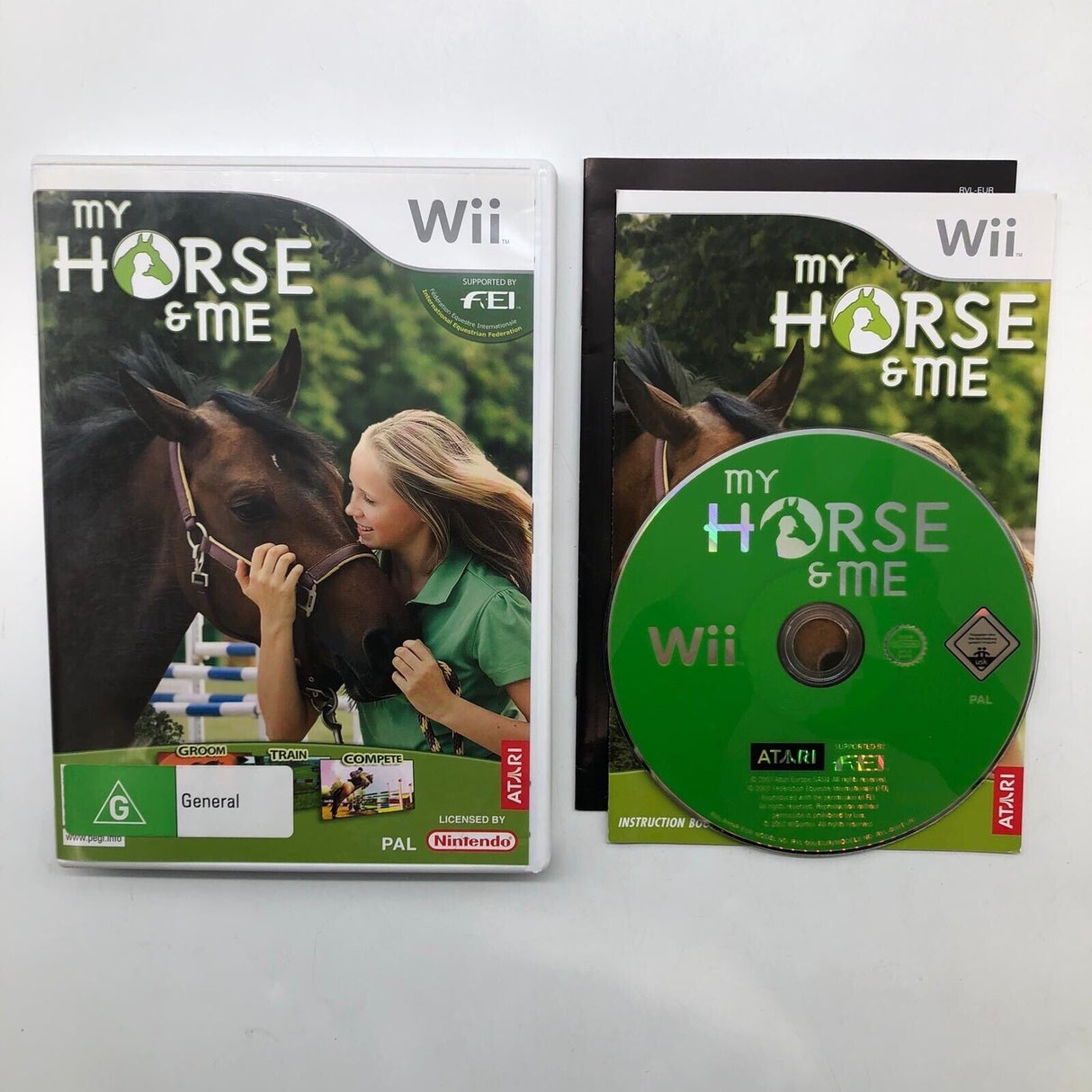 My Horse & Me Nintendo Wii Game + Manual PAL