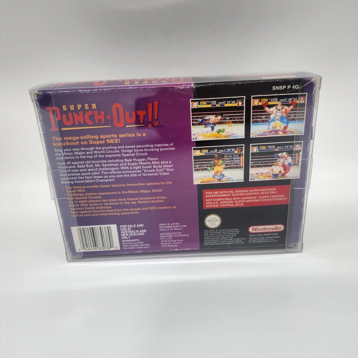 Super Punch Out! Super Nintendo SNES Game Boxed Complete PAL