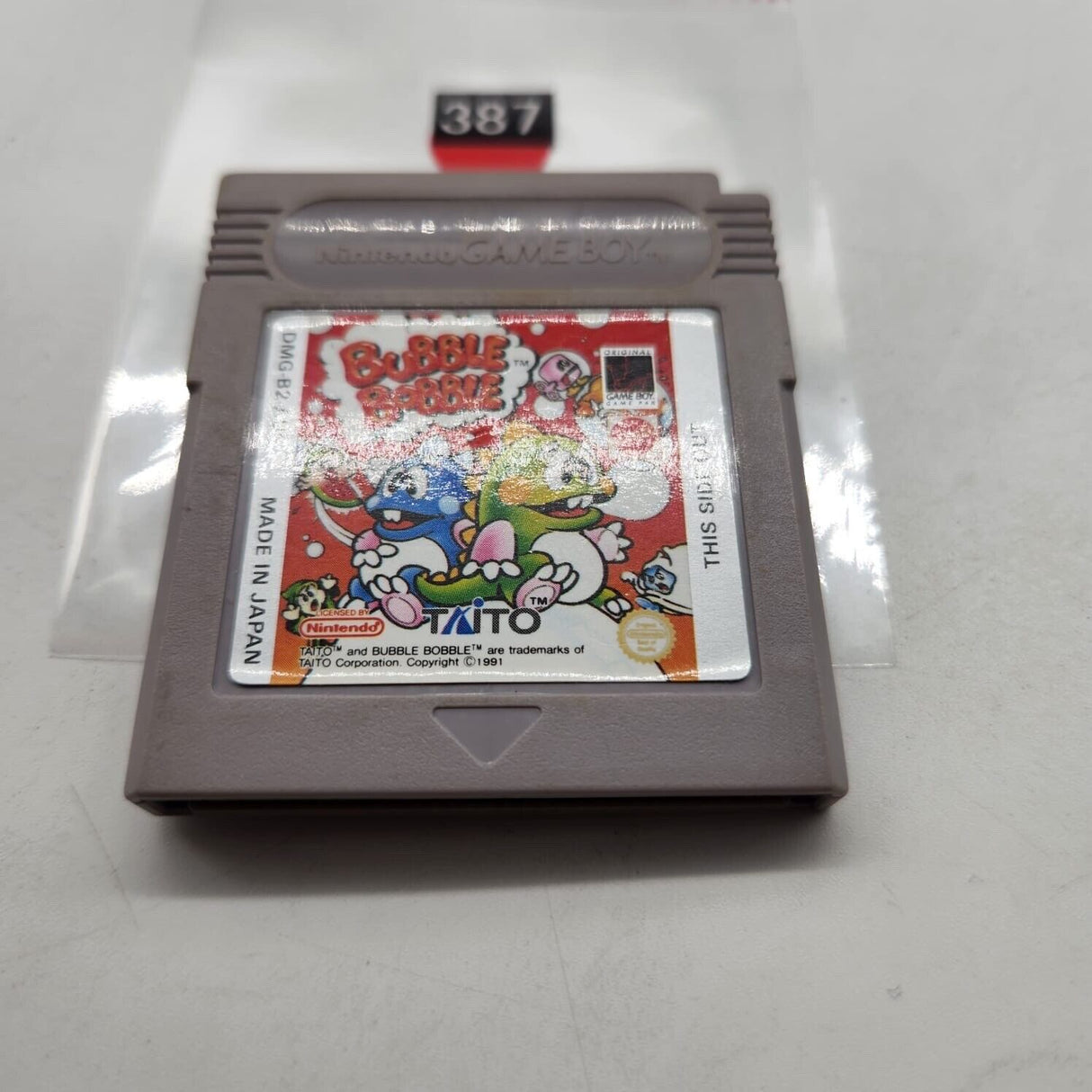 Bubble Bobble Nintendo Gameboy Original Game
