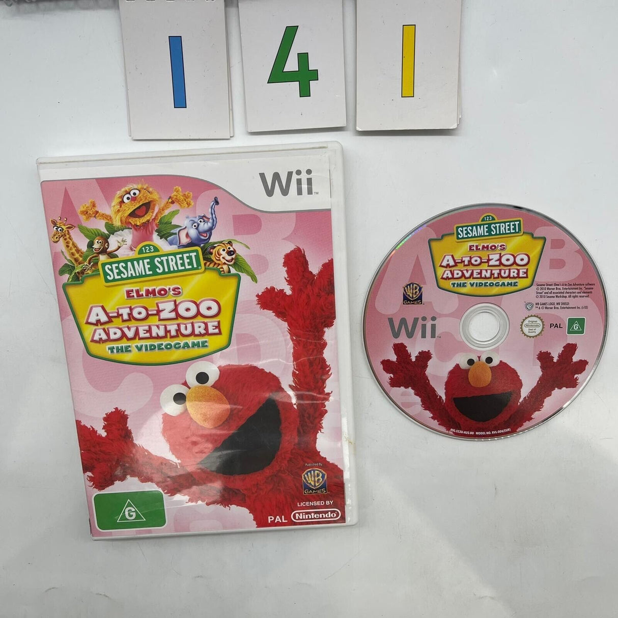 Sesame Street Elmos A-To-Zoo Adventure Nintendo Wii Game PAL