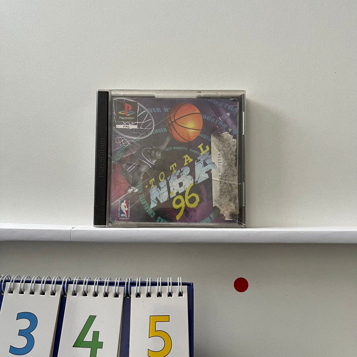 Total NBA 96 PS1 Playstation 1 Game + Manual PAL