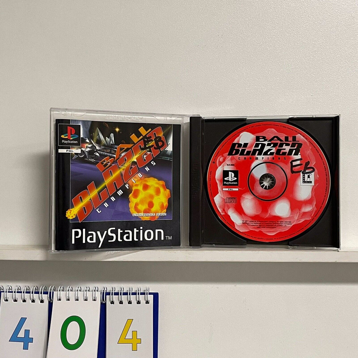 Ball Blazer Champions PS1 Playstation 1 game + manual PAL