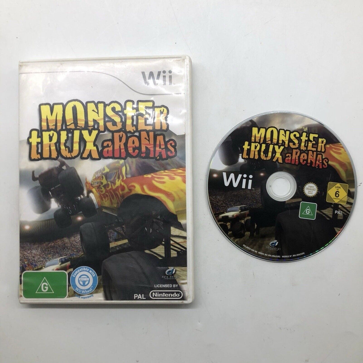 Monster Trux Arenas Nintendo Wii Game PAL