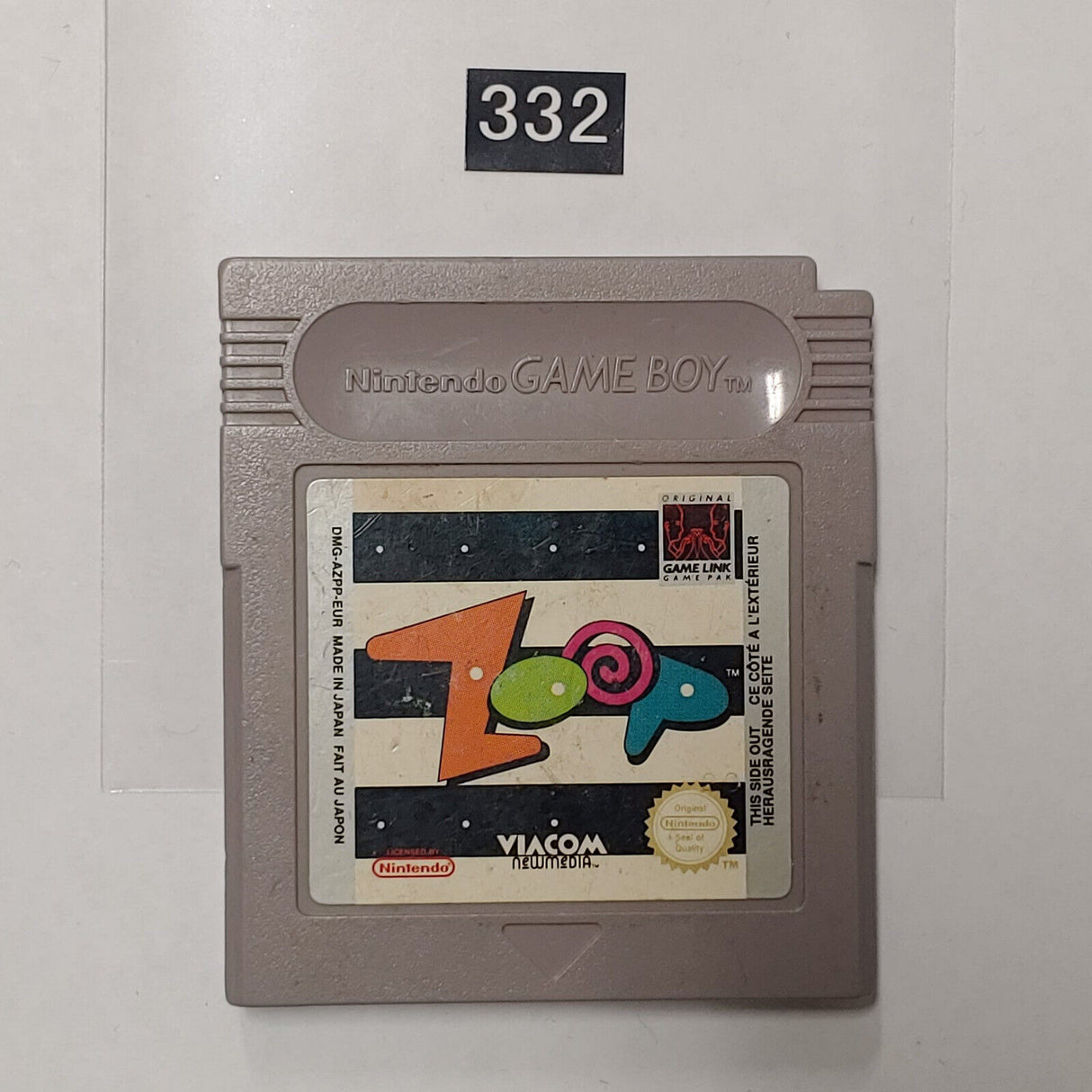 Zoop Nintendo Gameboy Original Game