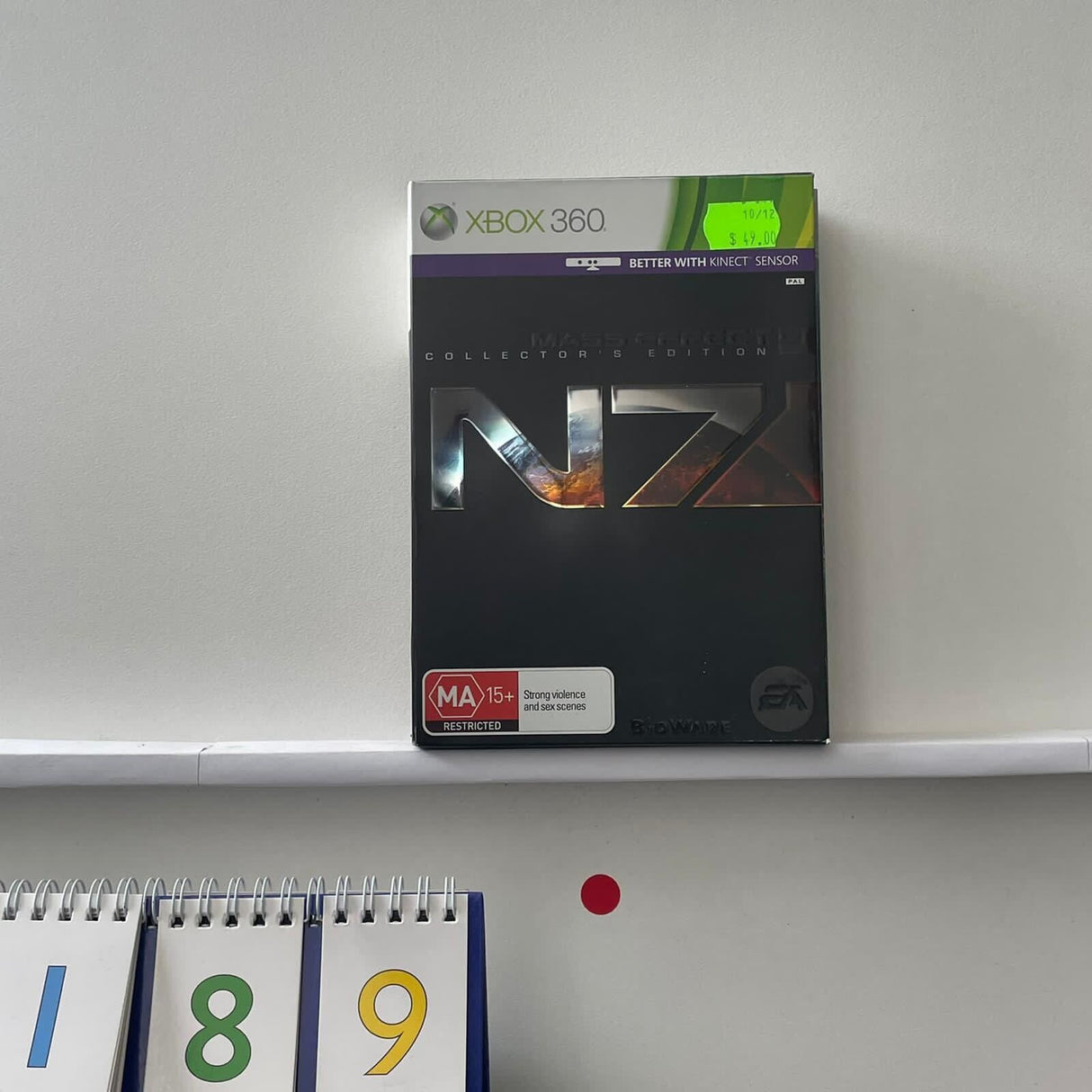 Mass Effect 3 III N7 Collector’s Edition Xbox 360 Game + Manual PAL