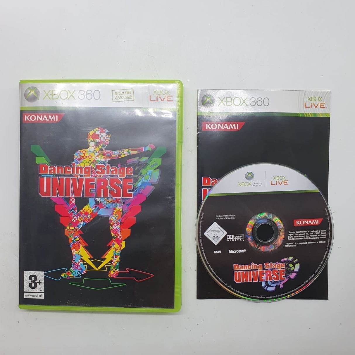 Dancing Stage Universe Xbox 360 Game + Manual PAL