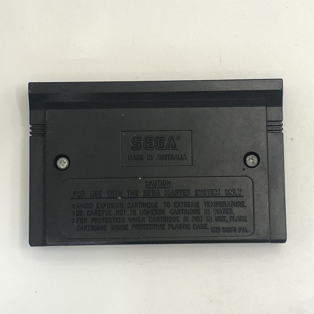 Back To The Future II Sega Master System Game